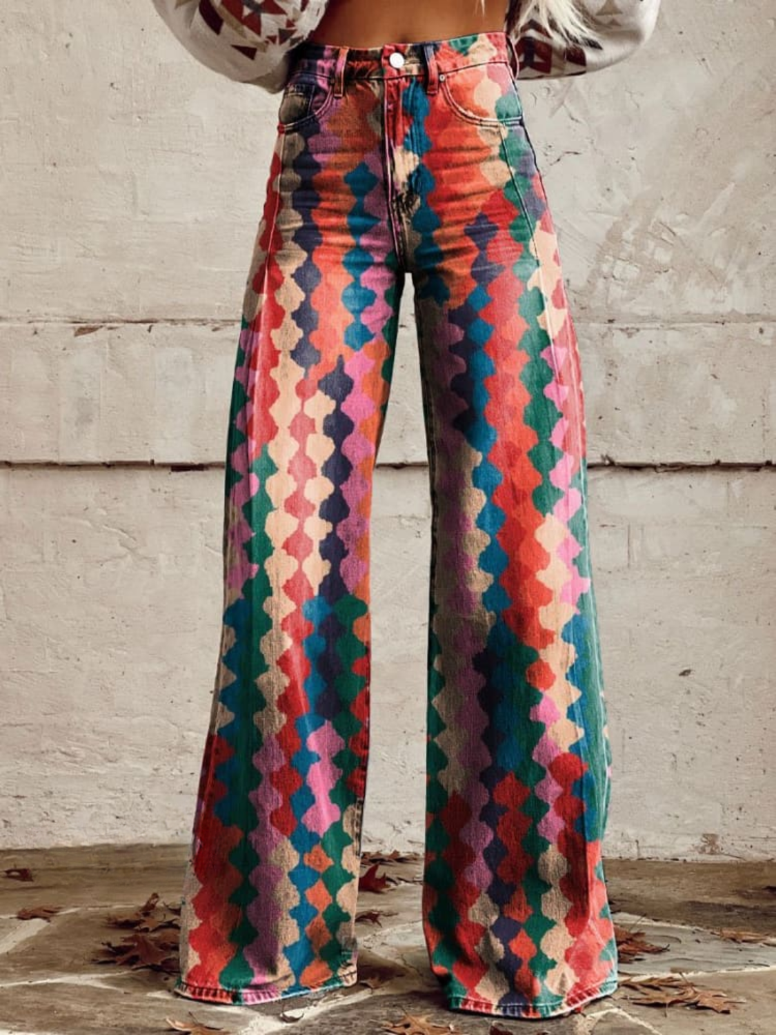Amélie - Elegantni Boemski Pantalon