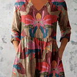 Sarah | Duga Bluza s V-Izrezom