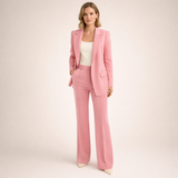 Brigitte | Elegantni dvodijelni set sa zvonastim pantalonama