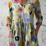 Louise | Duga Bluza s V-Izrezom