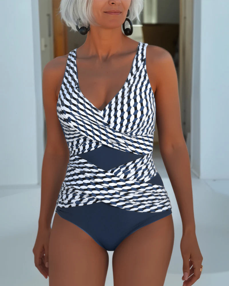 Cacao | Preklopni tankini s izrezom