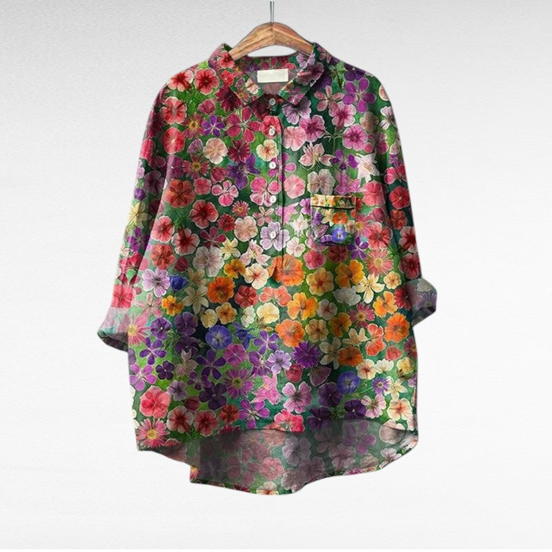 Serenella - Elegantna cvjetna bluza