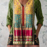 Emilie | Duga Bluza s V-Izrezom