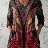 Manon | Duga Bluza s V-Izrezom