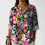 Arlene – Bluza sa Cvjetnim Dizajnom