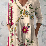 Clara | Duga Bluza s V-Izrezom