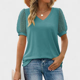 Carolina - Elegantna bluza s V izrezom