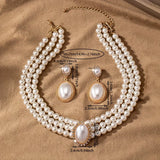 Vintage biserna ogrlica set