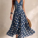 Beatrice | Chic traper haljina s chiffon suknjom na točke