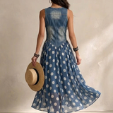 Beatrice | Chic traper haljina s chiffon suknjom na točke