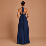Haljina Kristina™ - Fluidna Elegancija s Halter Izrezom