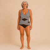 Cacao | Preklopni tankini s izrezom