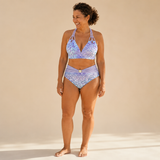 Sirena | Bikini Halter s Gradijentnim Leopard Printom