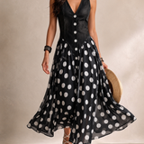 Beatrice | Chic traper haljina s chiffon suknjom na točke