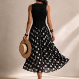 Beatrice | Chic traper haljina s chiffon suknjom na točke