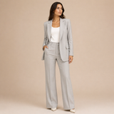 Vanessa - Elegantni Komplet sa Širokim Pantalonama