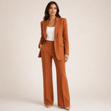 Vanessa - Elegantni Komplet sa Širokim Pantalonama