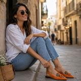 Eliza | Sandale s trakama i resicama