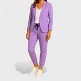 Gabriela - Elegantni Set s Jaknom i Hlačama