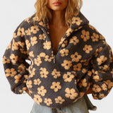 Dejzi | Fleece pulover Bloom