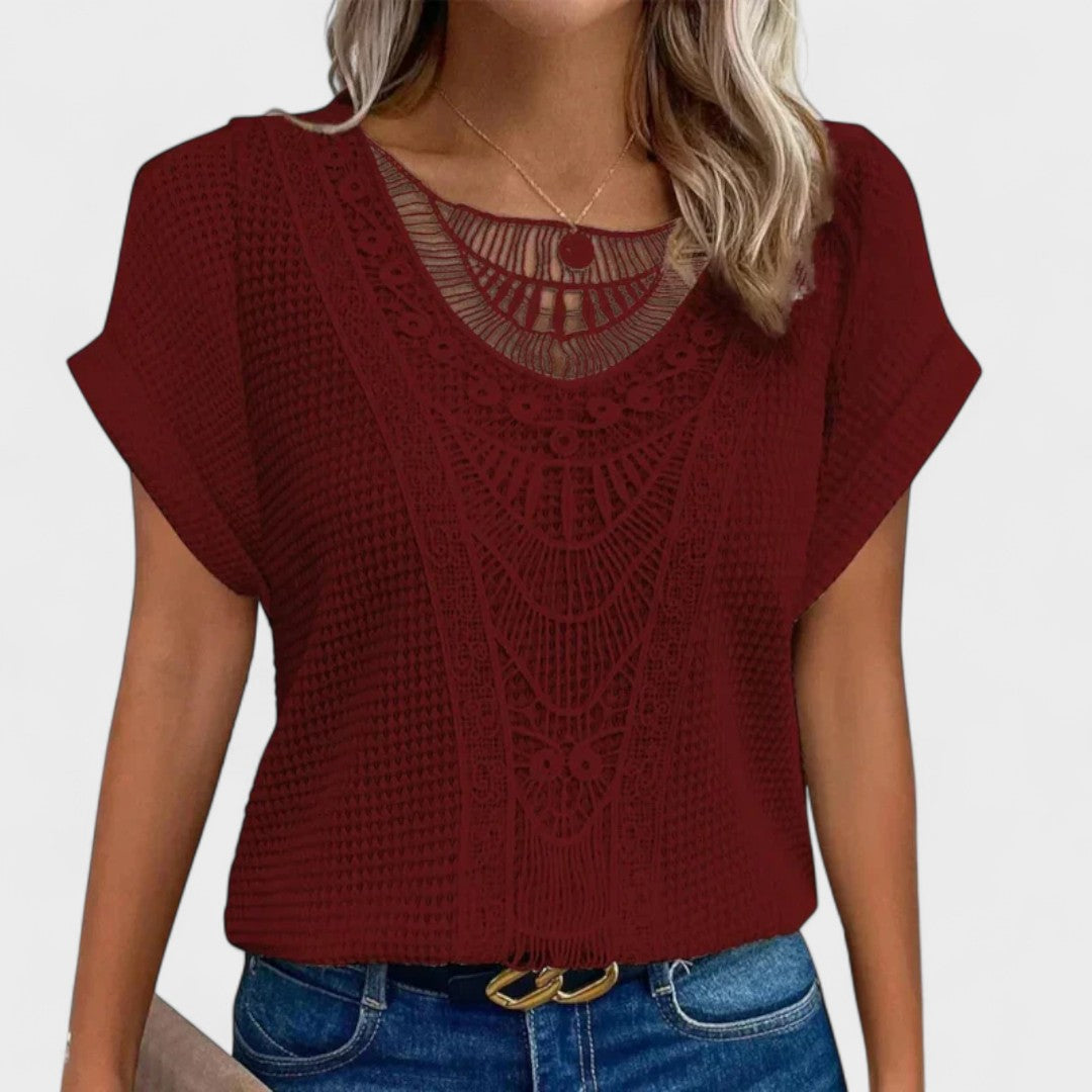 Larissa - Bluza s vezenjem