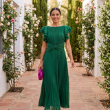 Valentina - Maxi haljina sa plisiranim detaljima za posebne prilike