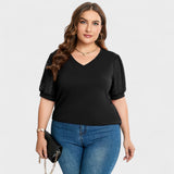 Carolina - Elegantna bluza s V izrezom