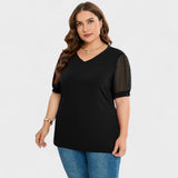 Carolina - Elegantna bluza s V izrezom
