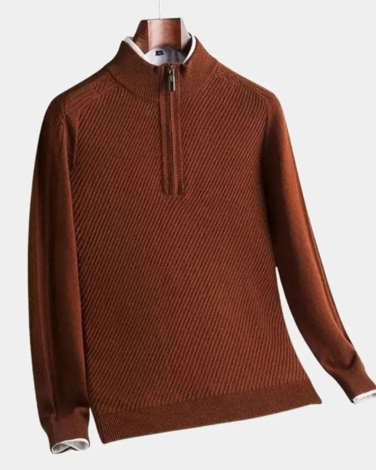 Vilhelm™ | Osnovni Pulover sa Polu-Zipom
