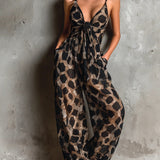 Lirio - Kombinezon Largueiro od Chiffon-a sa Halter Dekolteom za Žene