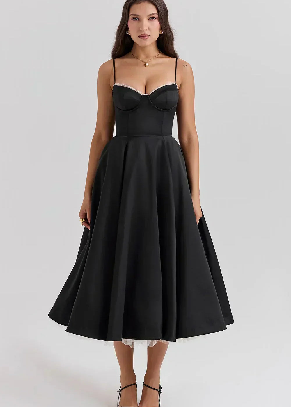 Arielle | Luksuzna Midi Haljina za Elegantne Trenutke