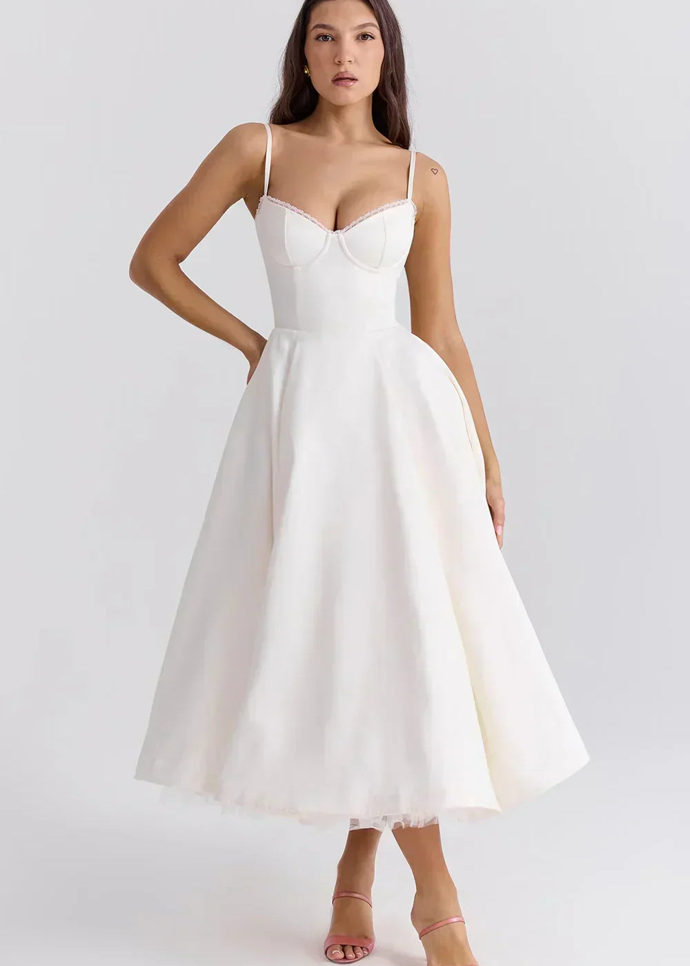 Arielle | Luksuzna Midi Haljina za Elegantne Trenutke