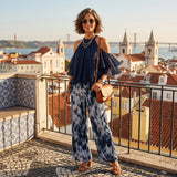 Francisca - Halter Set i Lepršave Hlače
