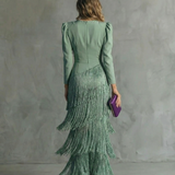 Chiara | Elegantna Haljina s Resicama