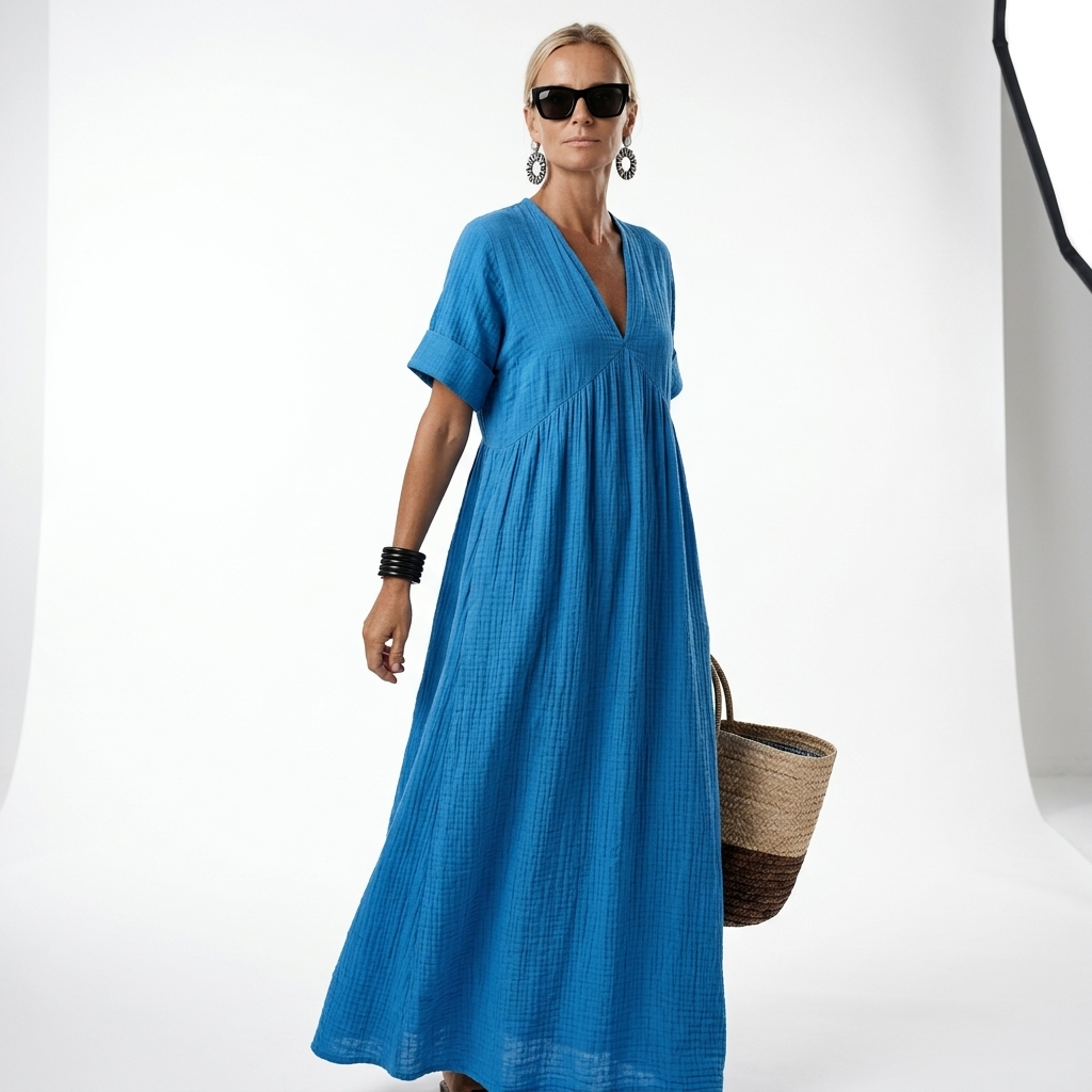 Azurine - Maxi haljina mediteranskog stila