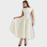 Victoria - Elegantna Midi Haljina