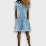 Joan | Vintage kratke hlače s denims efektom