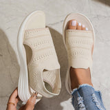 Anne™ | Sandale s platformom, od prozračnog materijala za dame