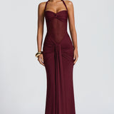 Haljina Vasiliki™ - Zanosna Elegancija s Drape Efektom