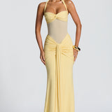 Haljina Vasiliki™ - Zanosna Elegancija s Drape Efektom
