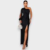 Zarra | Elegantna Maxi Haljina sa Jednim Rame